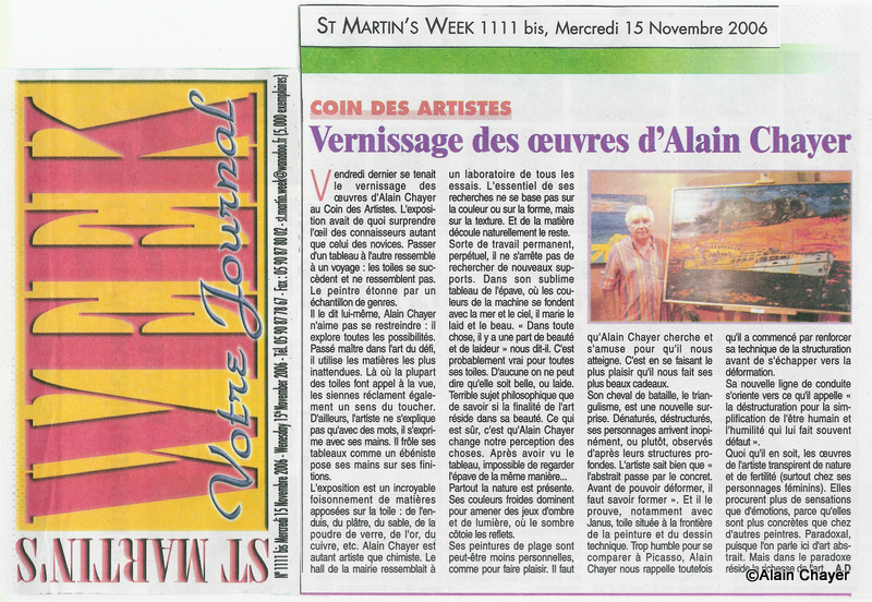 2006-11-15 Article ST MARTIN'S WEEK