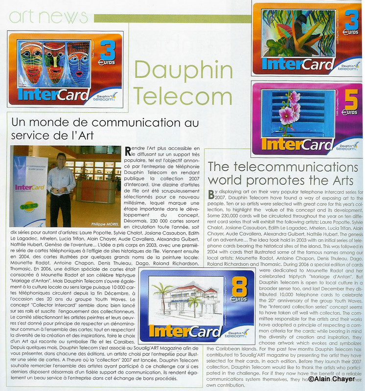 2007-01  Article p17 et 4eme page couv. SOUALIG’ART